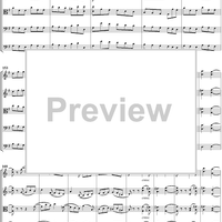 Serenade for String Orchestra in C major (C-dur). Movement I, Pezzo in forma di sonatina - Score