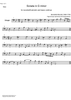 Sonata g minor - Bass