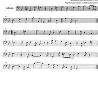 Sonata g minor - Bass