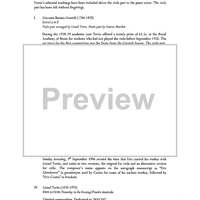 Notes and Contents - Bonus Material