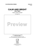 Calm and Bright (Silent Night) - Score