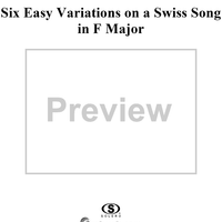 Six Easy Variations on a Swiss Song in F Major, WoO 64