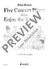 Five Concert Pieces - Treble recorder