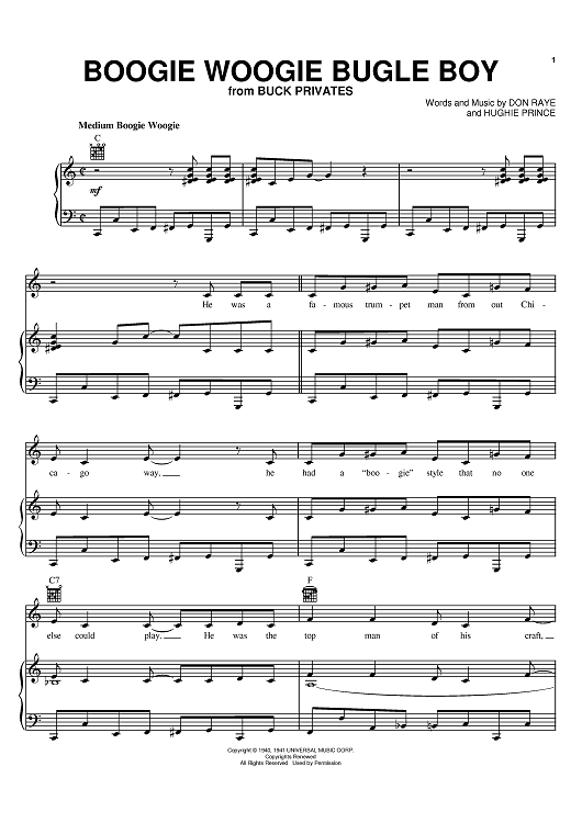 Boogie Woogie Bugle Boy