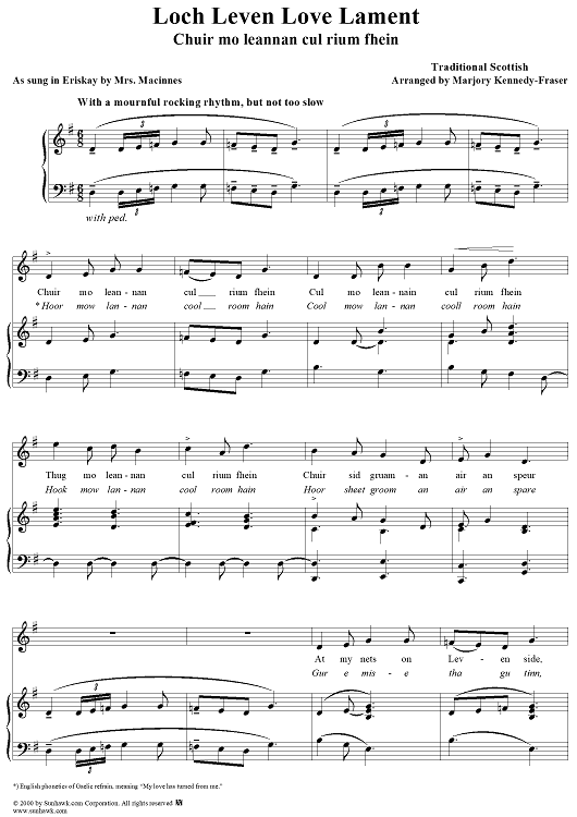 Loch Leven Love Plaint