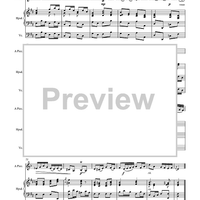 Badinerie - Harpsichord Score