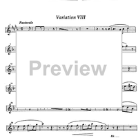 Variations sur un Noël français - Oboe