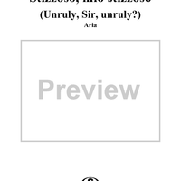 Stizzoso, mio stizzoso  (Unruly, Sir, Unruly?)