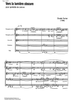 Vers la lumière obscure (Towards the dark light) - Score