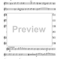 Fünffstimmigter blasender Music - B-flat Trumpet 1