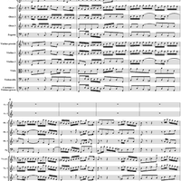 Brandenburg Concerto No. 1: Movement 1 - Score