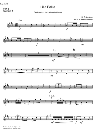 Lilie Polka - Trumpet 2
