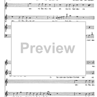 Veni Domine - Veni ad liberandum - Score