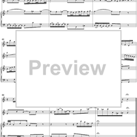 Triple Concerto in A Minor, Movement 2 (BWV1044) - Score