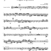 Fugue in G Minor - Cornet 2/Trumpet 2
