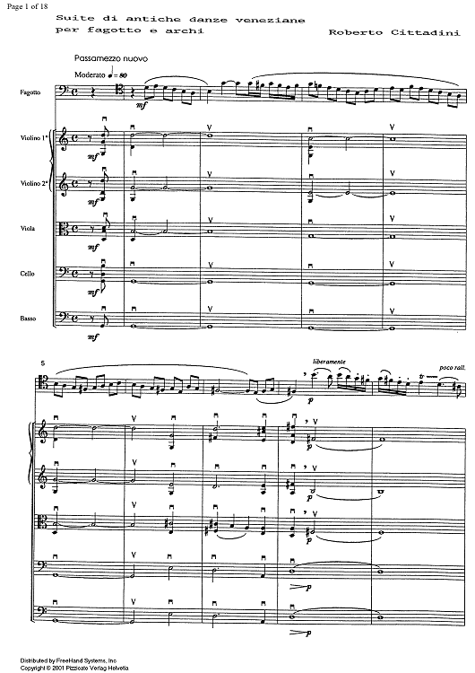 Suite di antiche danze veneziane