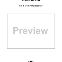Ballszenen, No. 6: Mazurka