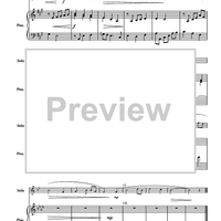 Amazing Grace - Piano Score