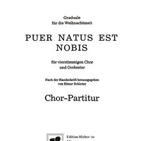 Puer natus est nobis - Choral Score