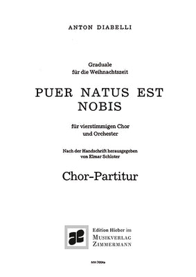 Puer natus est nobis - Choral Score