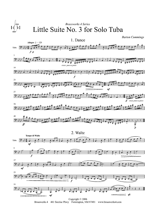Little Suite No. 3 for Solo Tuba