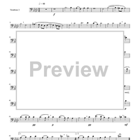 Two Madrigals, Vol. 1 - from Morley's "First Book of Madrigals to 4 Voices" (1594) - Trombone 2