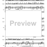 Trio Sonata I, BWV 1039 - Piano Score