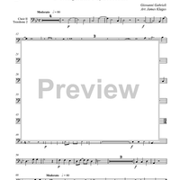 O Magnum Mysterium - Choir 2, Trombone 2
