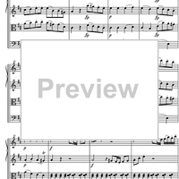 Quartet D Major KV285 - Score