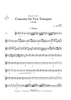 Concerto for Two Trumpets in Bb - Violin 1
