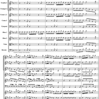 Music for the Royal Fireworks, No. 4: La Réjouissance - Score