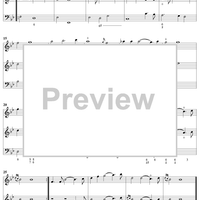 Suite No. 4 in B-flat Major  - From "Pièces en Trio" - Score