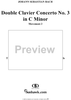Double Clavier Concerto No. 3 in C Minor, Movement 3   (BWV 1062) - Score