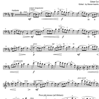 Cantabile Op.36 No. 2 - Cello