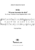 Aria "Warum betrübst du dich" - No. 33 from "Notebook of Anna Magdalena Bach" (1725)