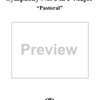 Symphony No. 6 in F Major, "Pastoral" - Clarinet 2