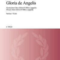 Gloria de Angelis - Choral Score