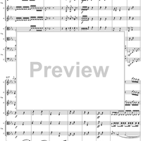 String Octet, Op. 20, Movement 1 - Score