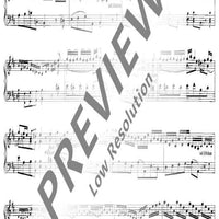 Organ Concerto No. 10 D Minor - Organ Score