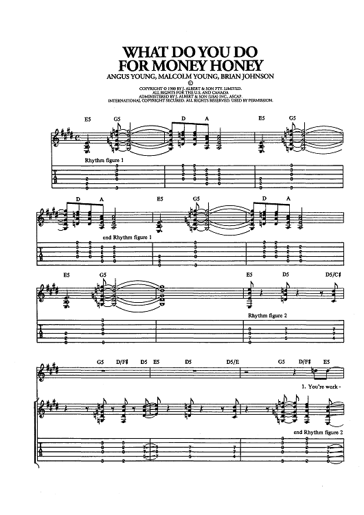 What Do You Do For Money Honey