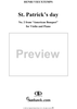 American Bouquet, No. 2: St. Patrick's Day - Piano Score