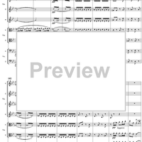 String Octet, Op. 20, Movement 3 - Score
