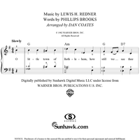 O Little Town Of Bethlehem