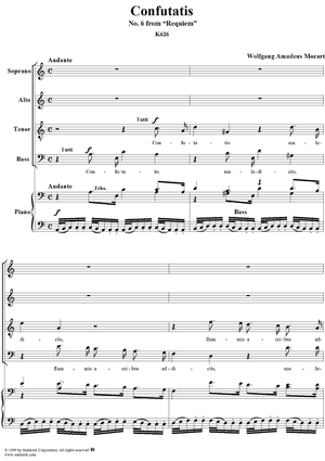 Confutatis - No. 6 from "Requiem"  K626