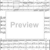 Quintet in C Major, Movement 3 - Score