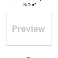 March in D Major, "Haffner", K249 - Full Score