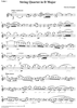 String Quartet in D Major - Violin 1