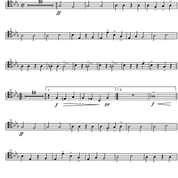 King George 1st Homage March - Trombone 2