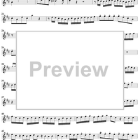 Trio Sonata in C Major  (alternate) - B-flat Clarinet