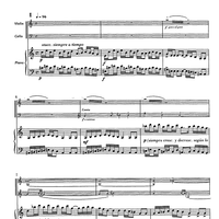 Trio a la memoria de Alberto Ginastera - Score